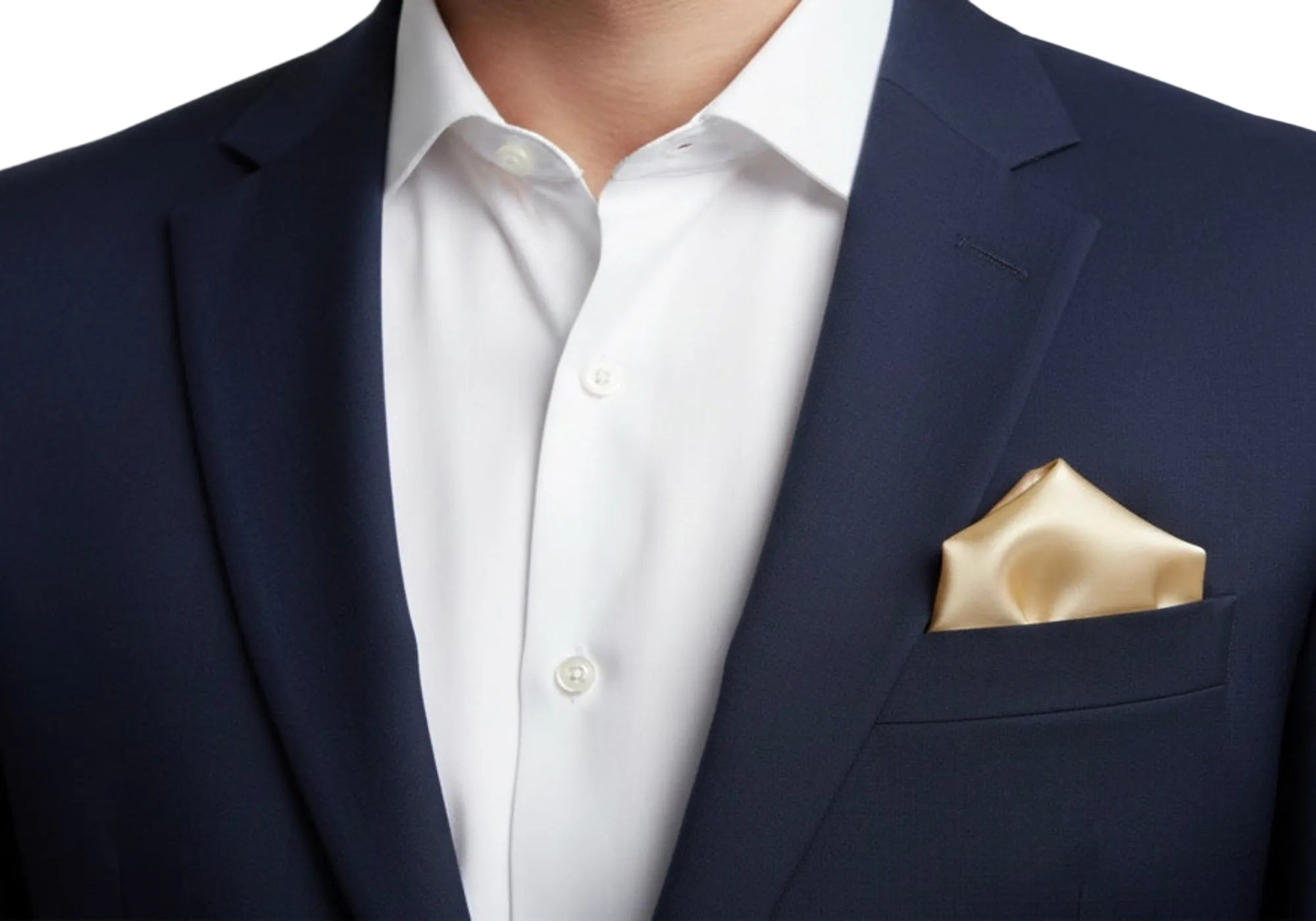 Champagne Silk Pocket Square