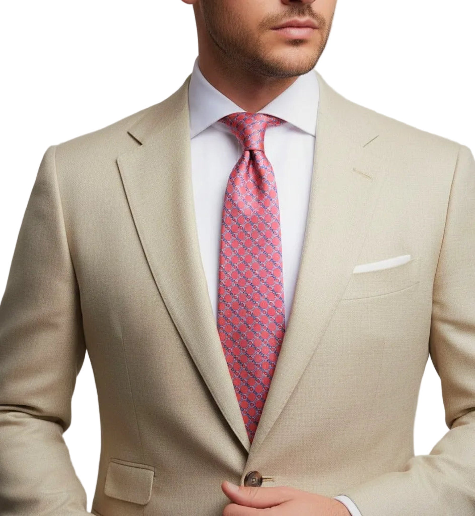 The Rose Grid Silk Tie