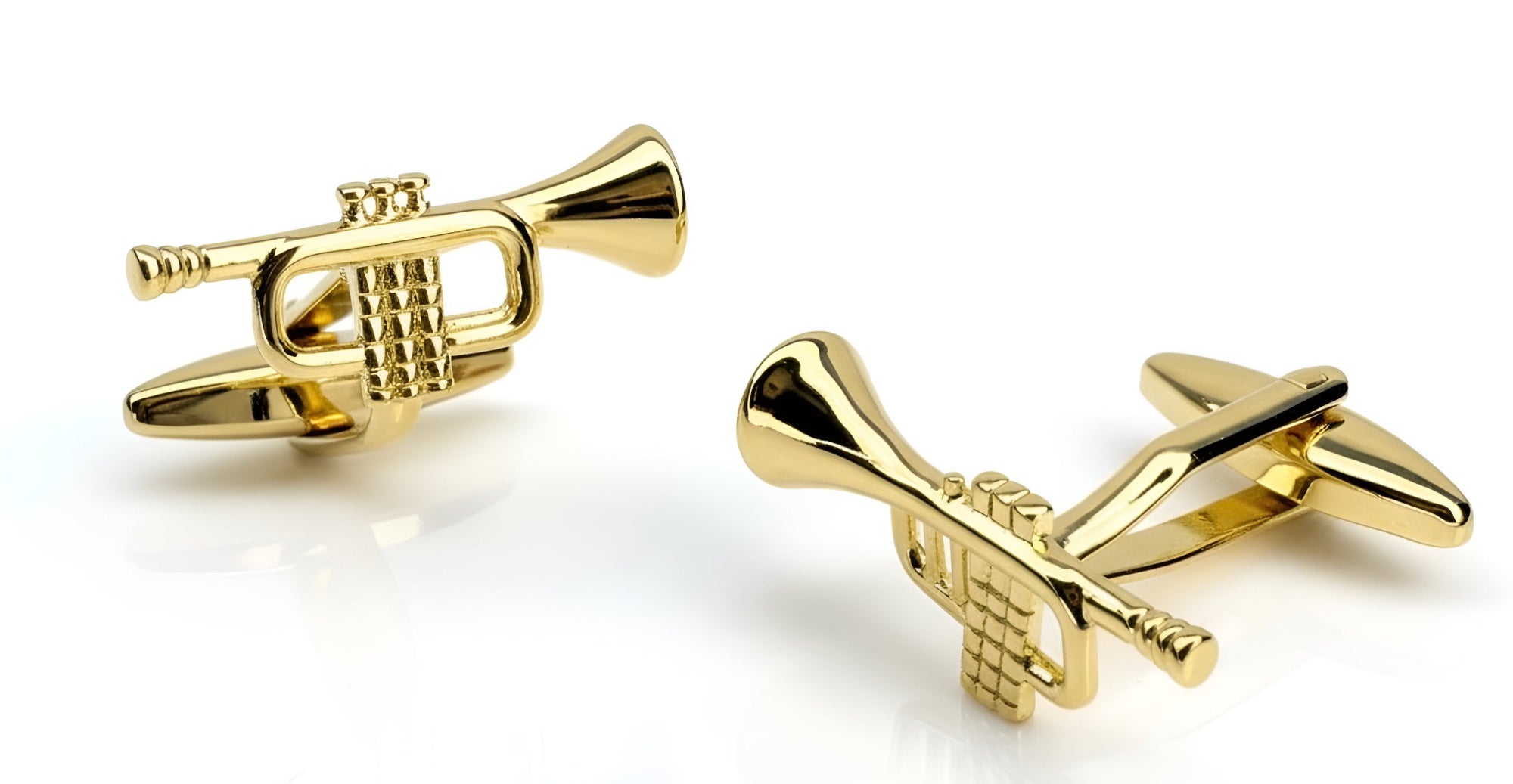 Gold Trumpet Cufflinks